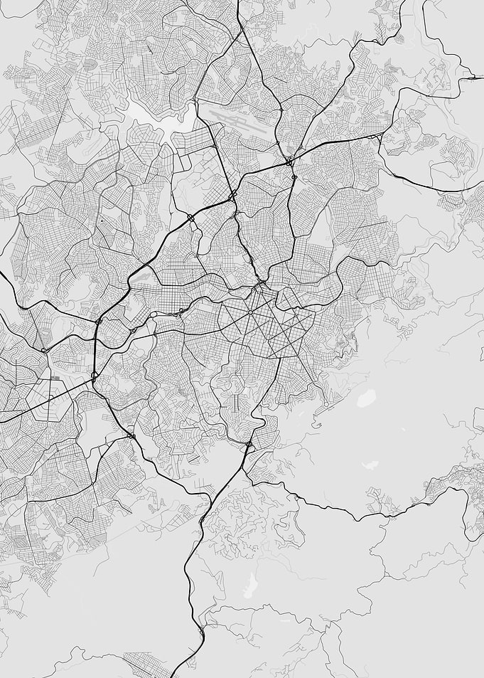 Belo Horizonte Brazil Map