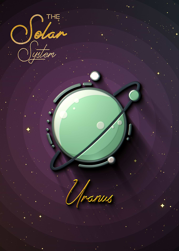 URANUS FLAT SOLAR SYSTEM