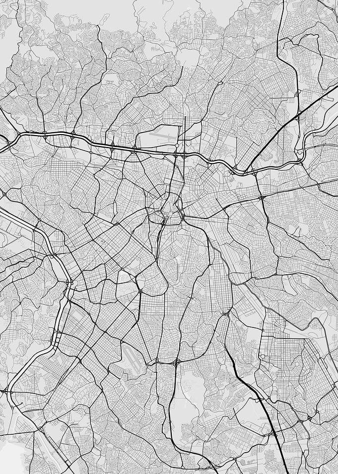 Sao Paulo Brazil Map