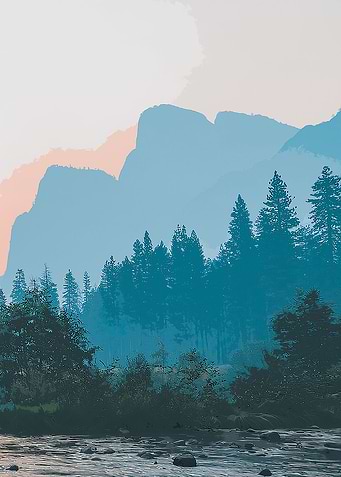 WONDERFUL MOUNTAIN SCENERY