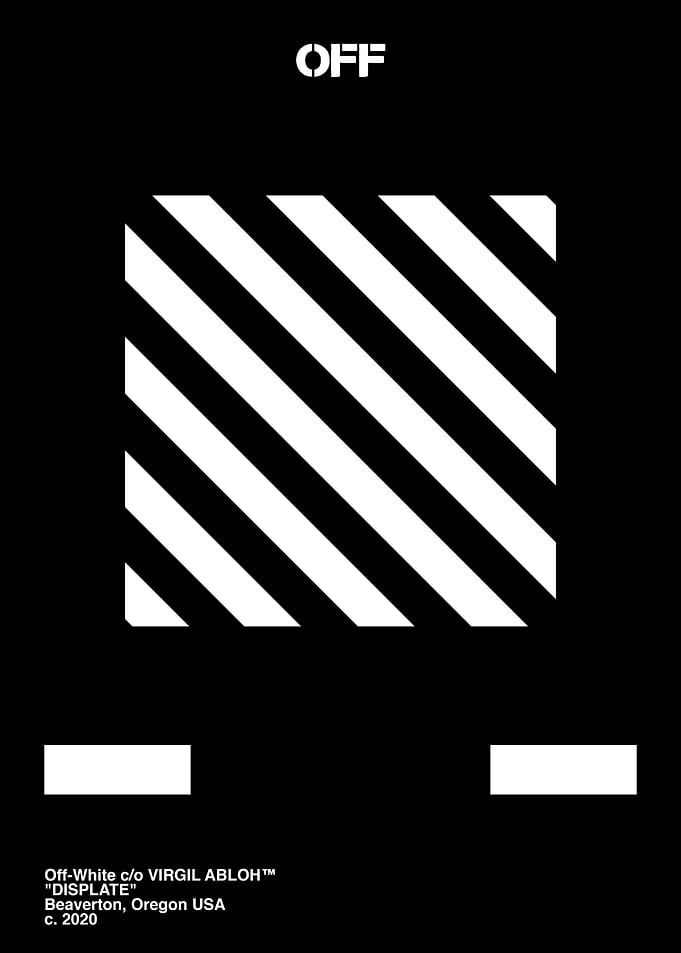 Off White DISPLATE Stripes