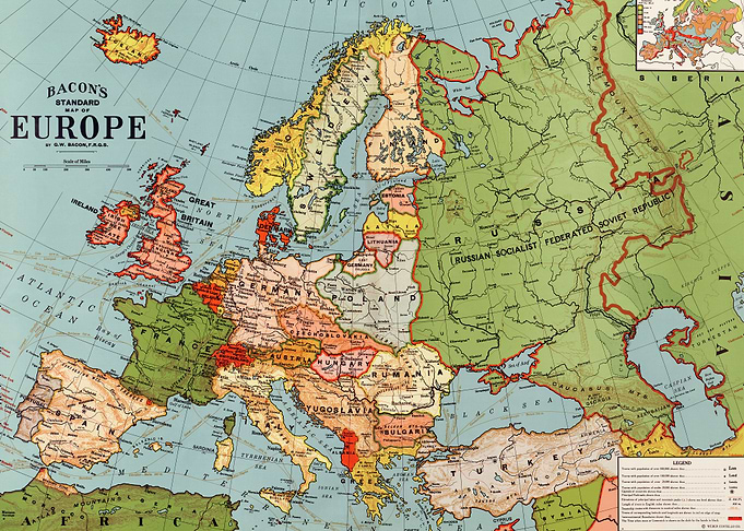 map of Europe