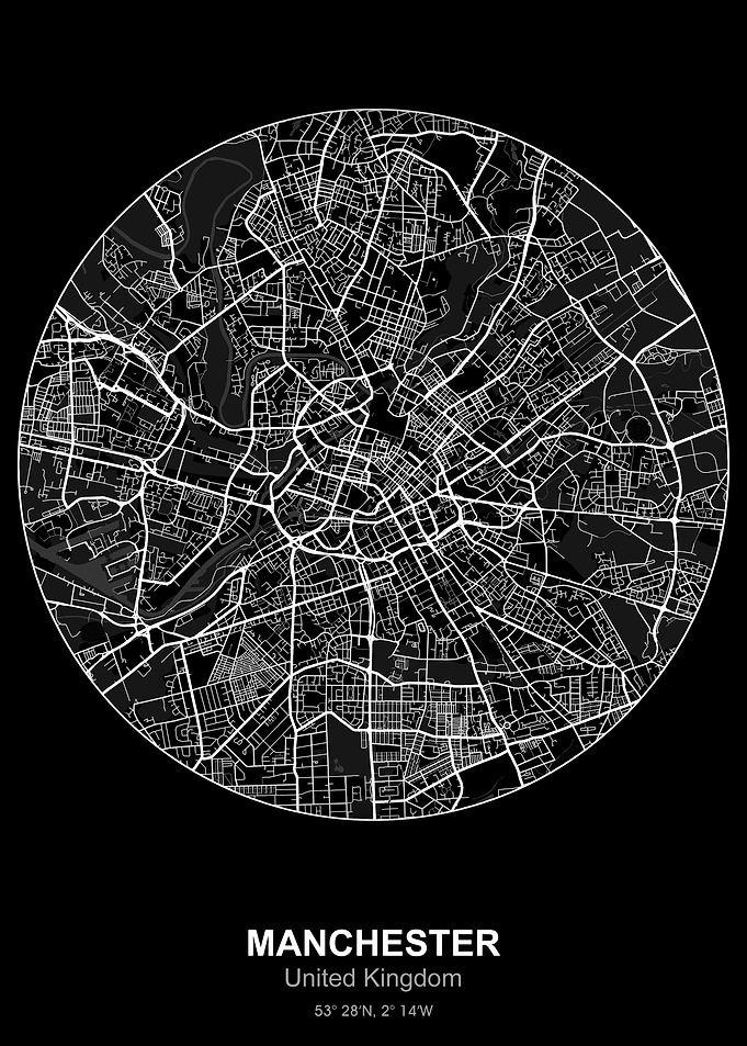 manchester circle map