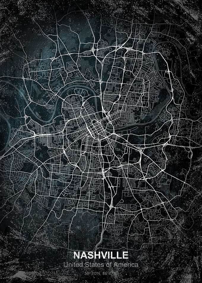 NASHVILLE chalk map