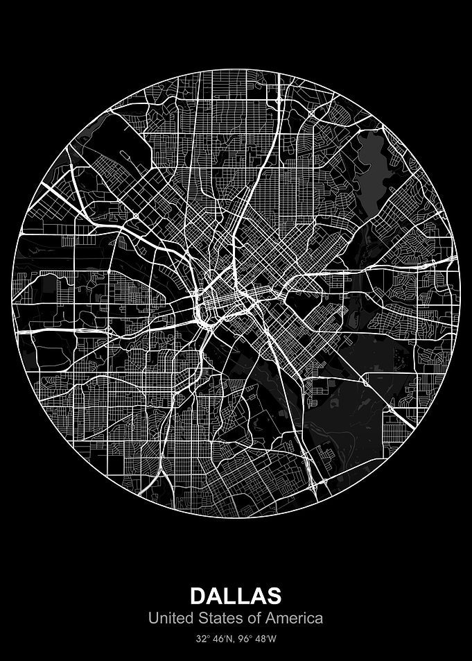 dallas circle map