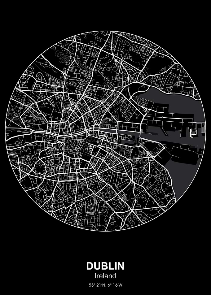 dublin circle map