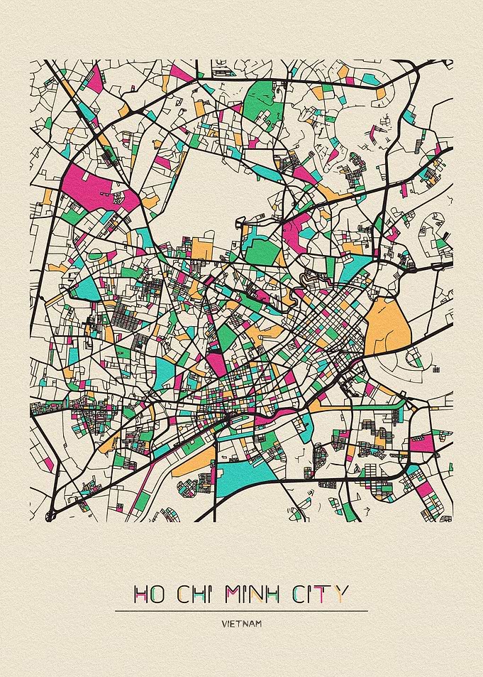 Ho Chi Minh City Map