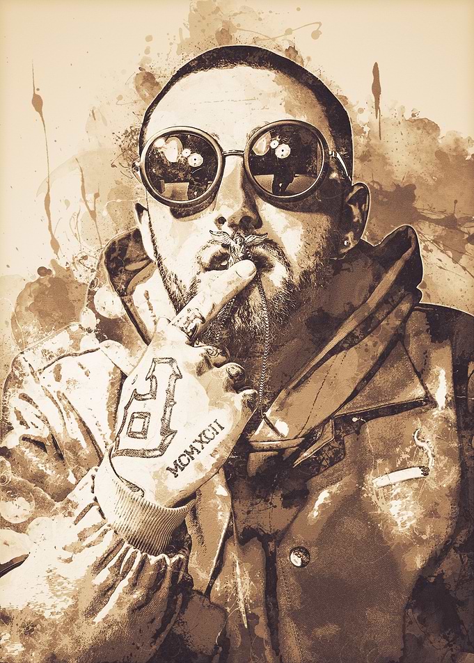 Mac Miller Water Splash