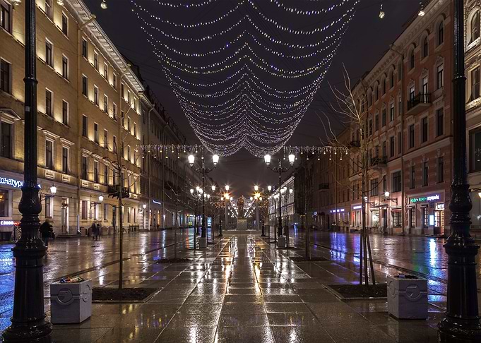 Rainy Night in the City
