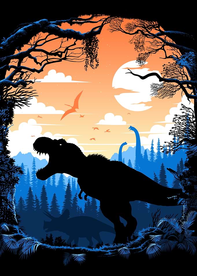 Prehistoric sunrise