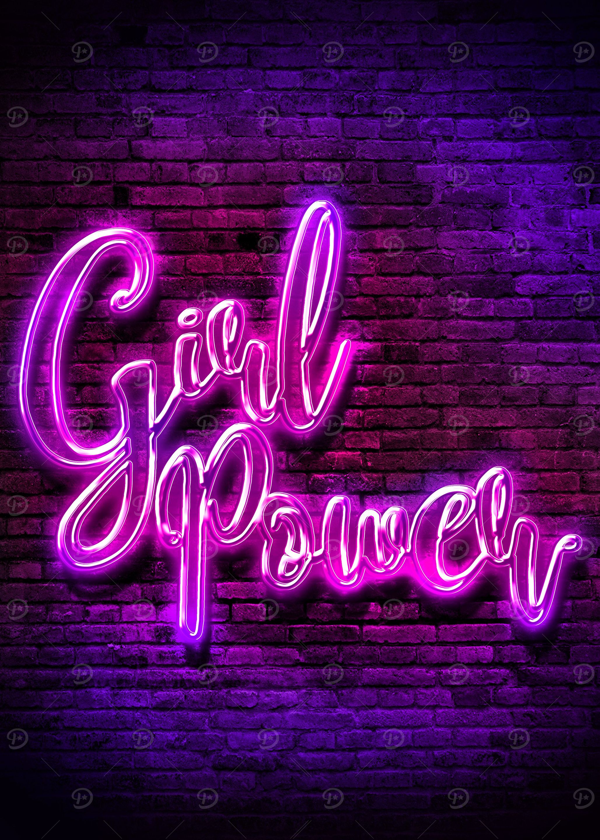 girl power night wall
