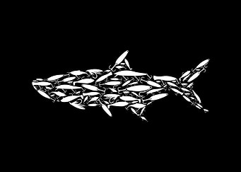 Abstract Tarpon Fish