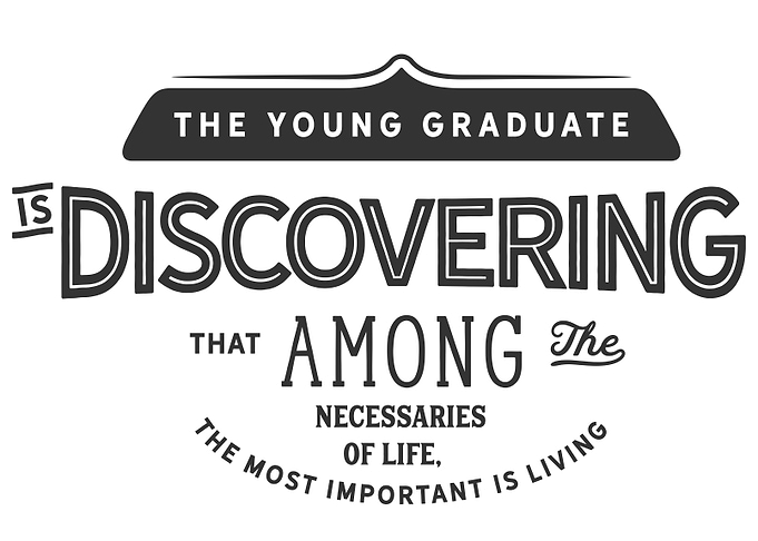 the young graduate