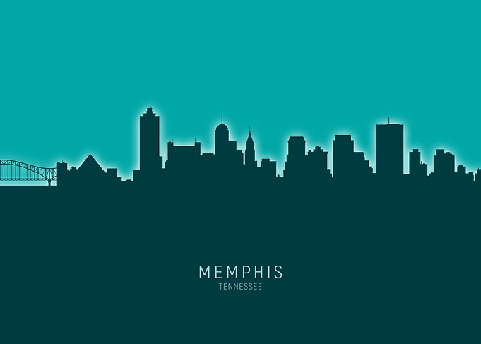 Memphis Skyline Tennessee