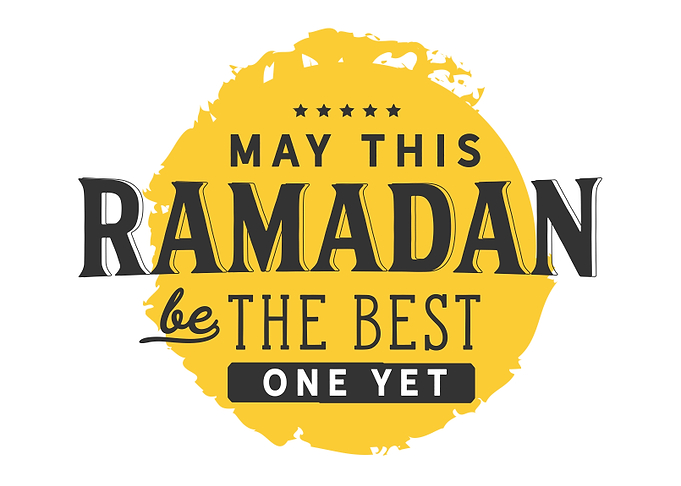 Ramadan be the best one