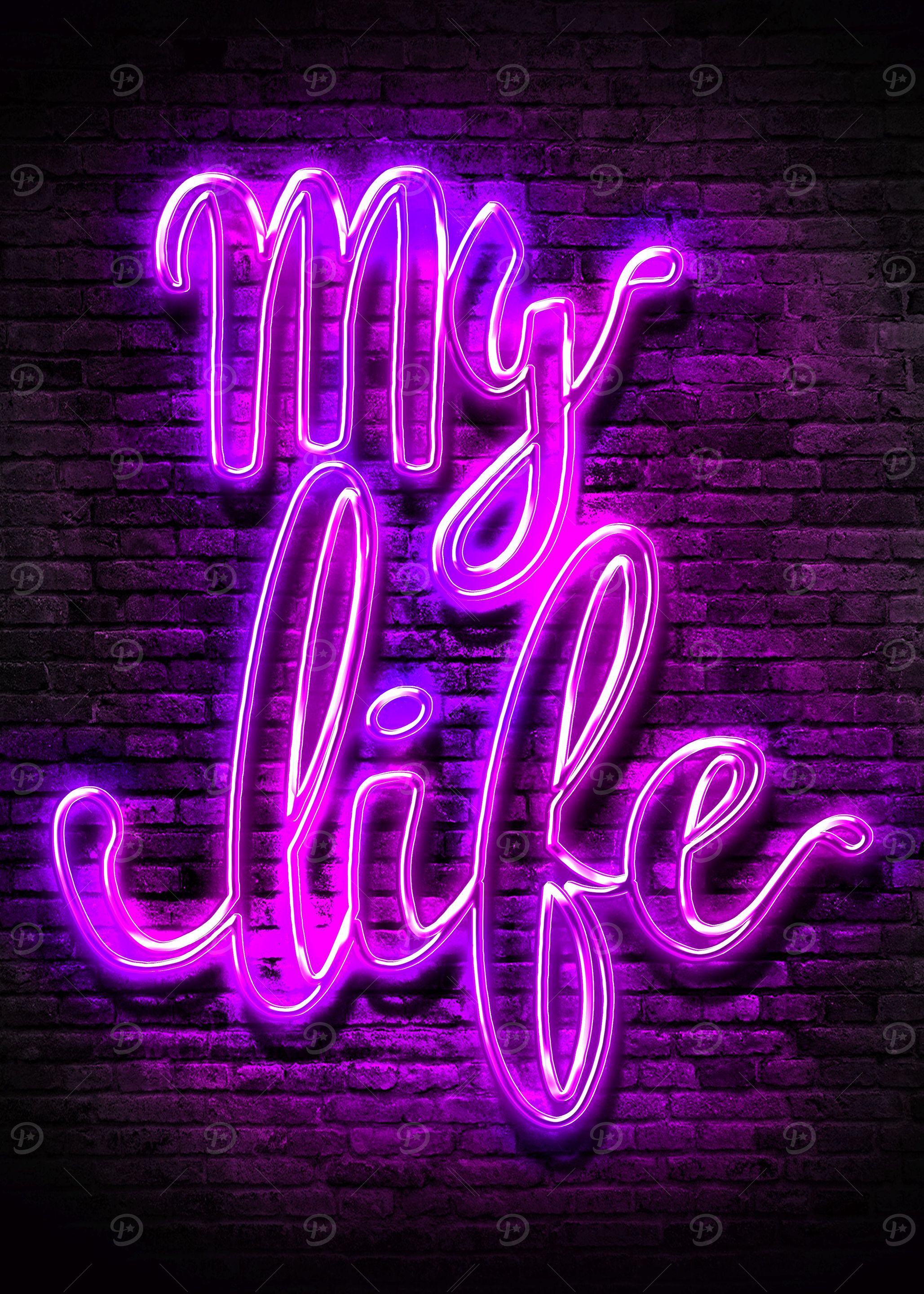 my life night wall