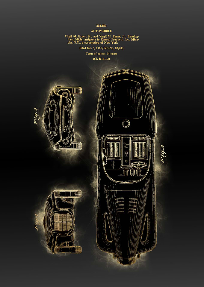 automobile patent black