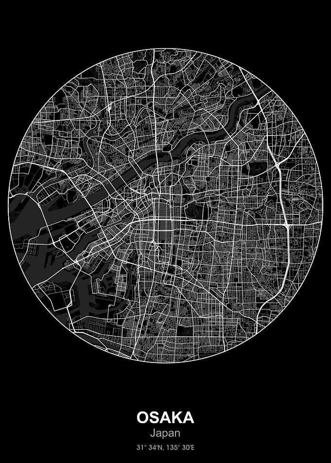 Osaka circle map