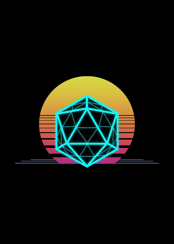 Hexagon Sunset Geometry