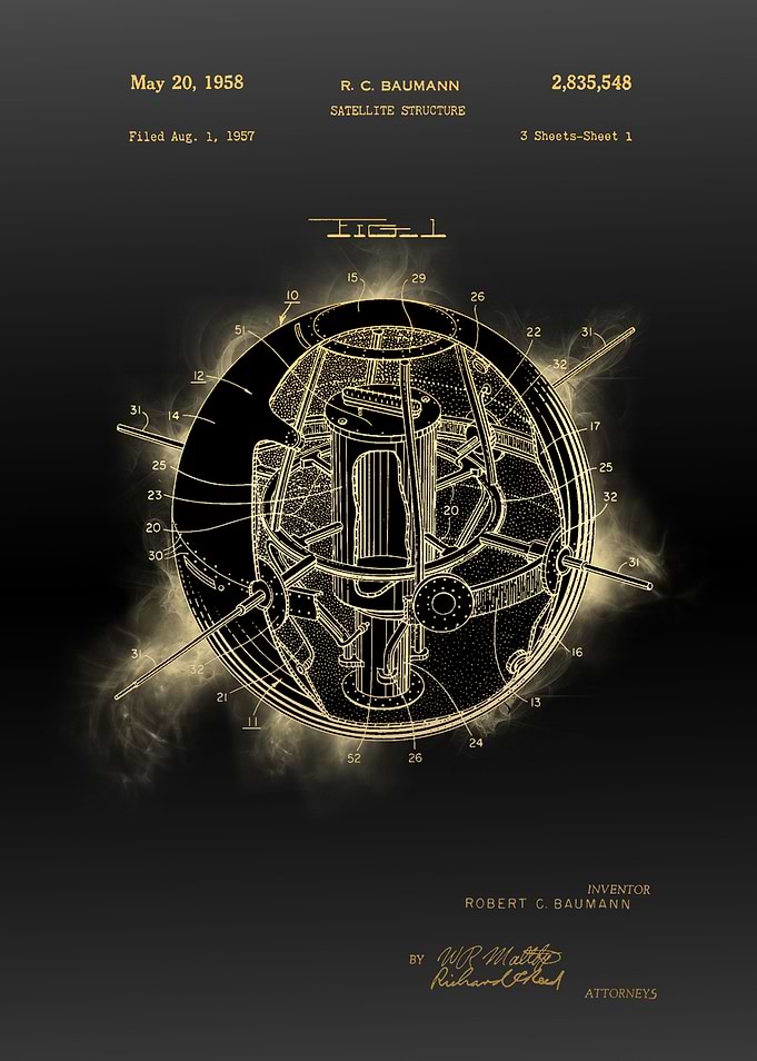 satellite structure patent