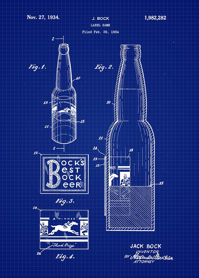 Bottle Label Blueprint