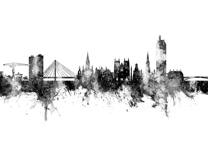Nantes Skyline France