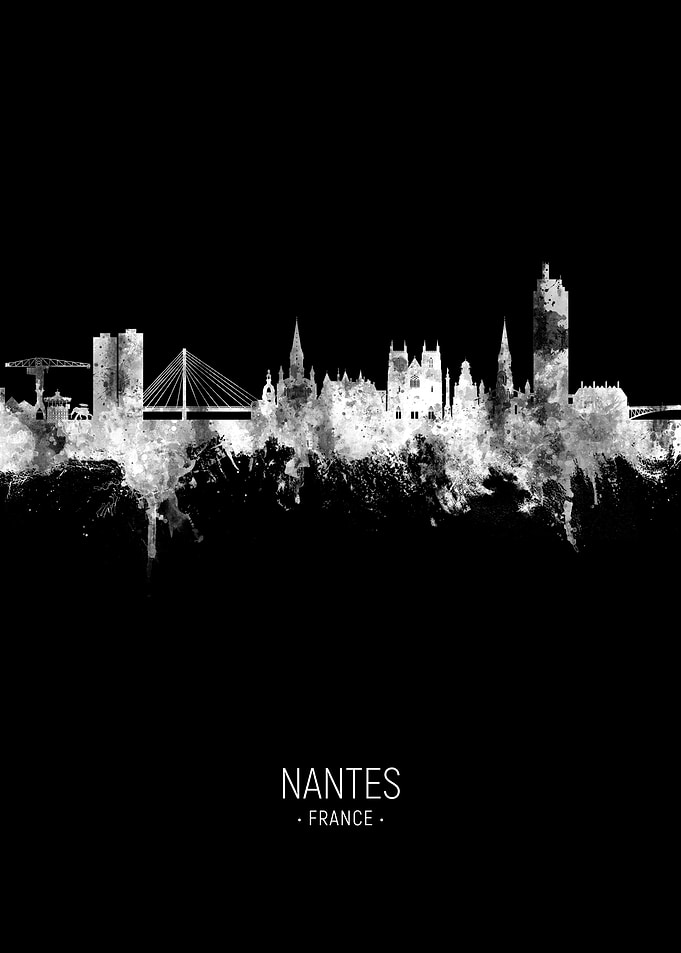Nantes Skyline France