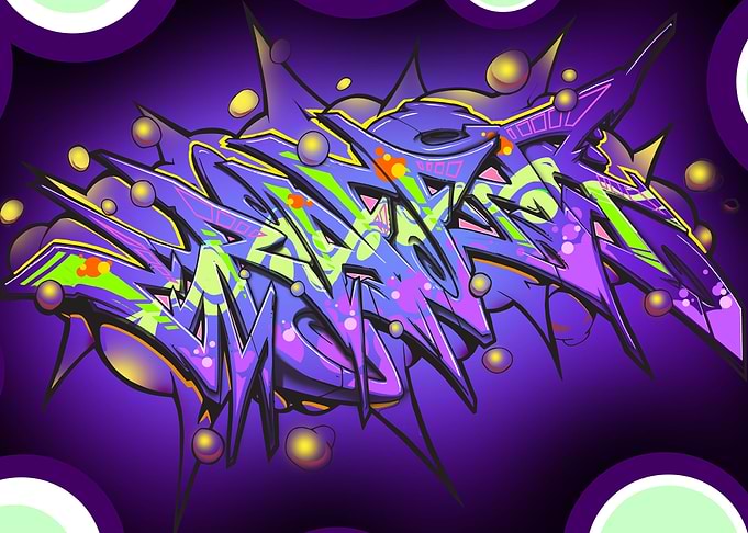 Purple Graffiti