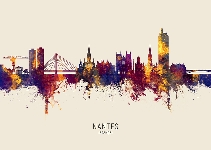 Nantes Skyline France