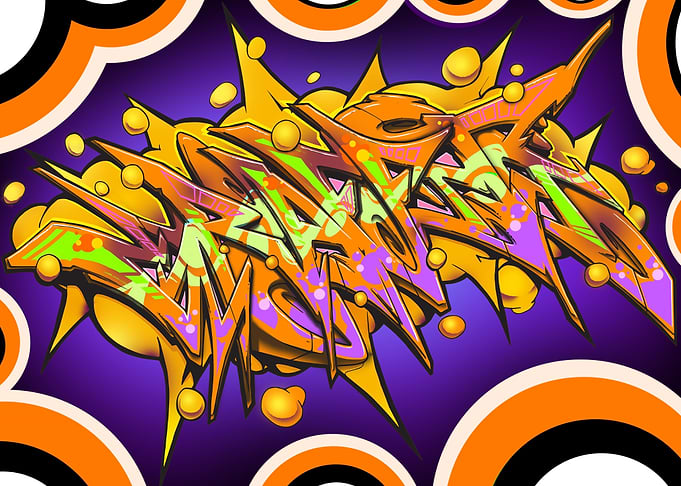 Orange Graffiti