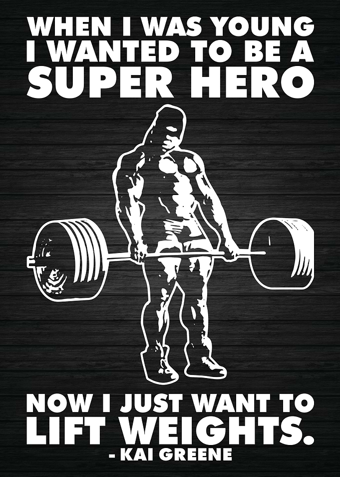 Super Hero Lift Weights