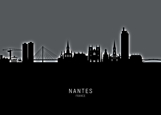 Nantes Skyline France