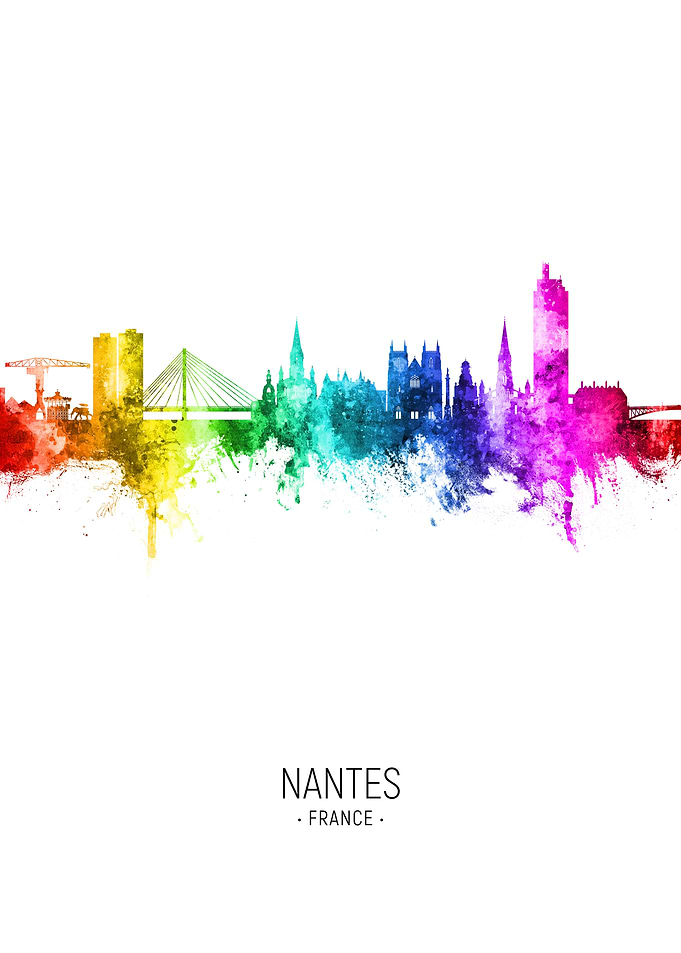 Nantes Skyline France