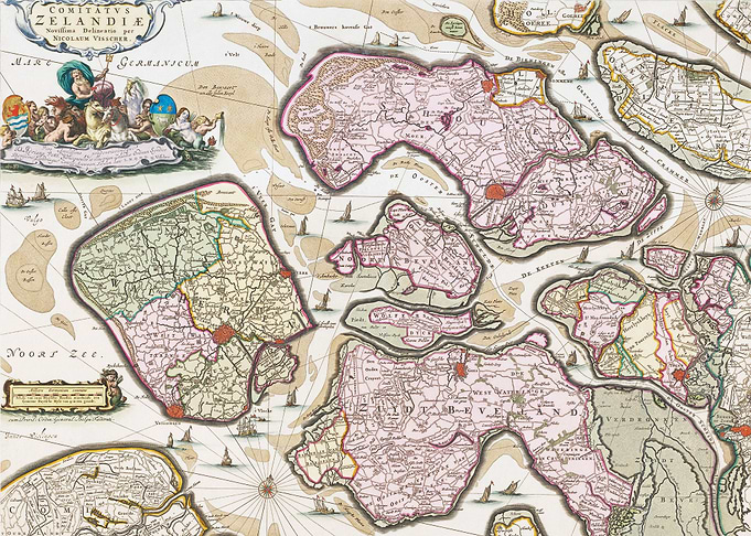 Zelandia old map