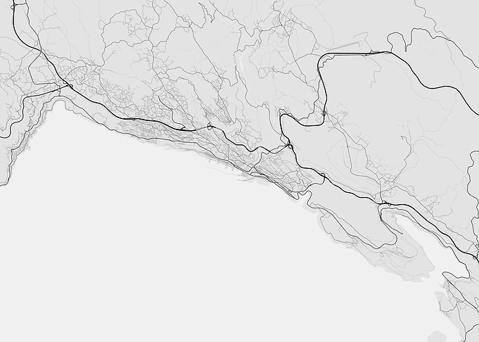 Rijeka Croatia Map