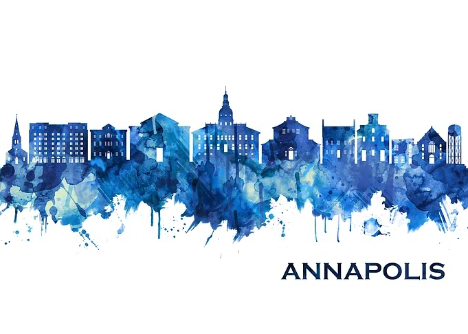 Annapolis Maryland Skyline