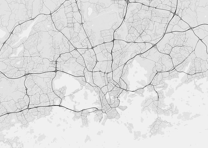 Helsinki Finland Map