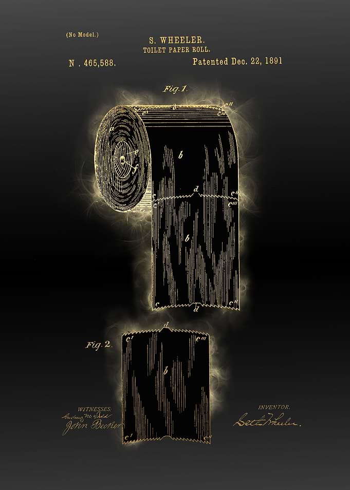 toilet paper roll patent