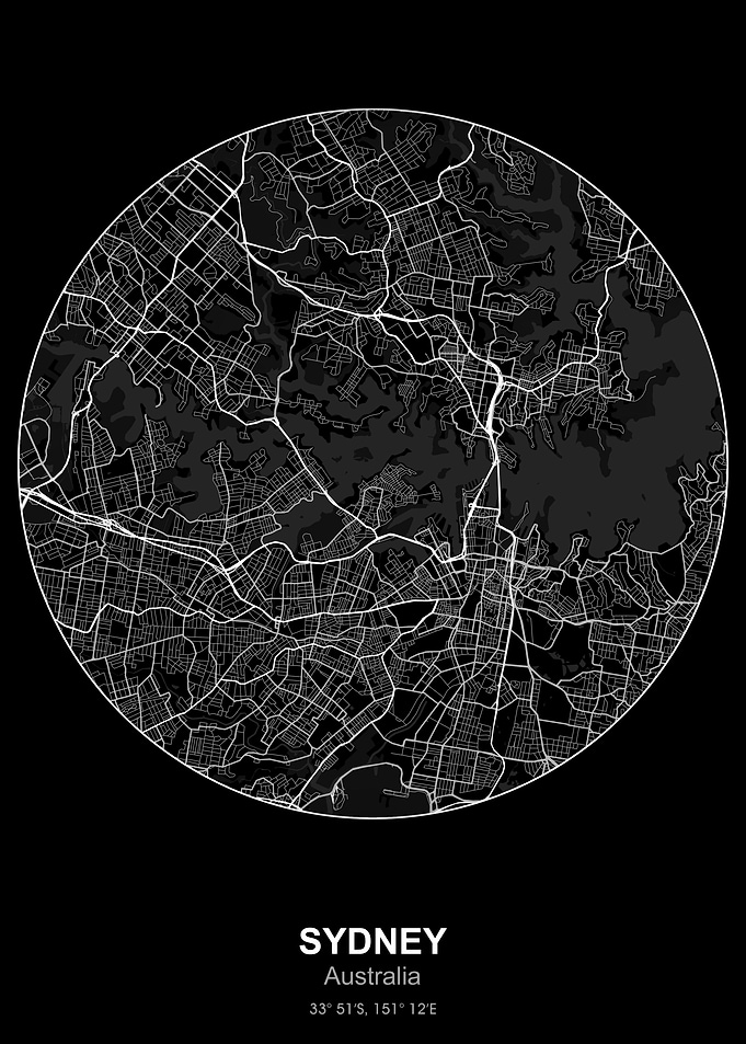 sydney circle map