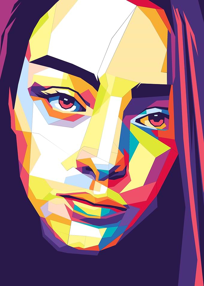 Girl WPAP pop art