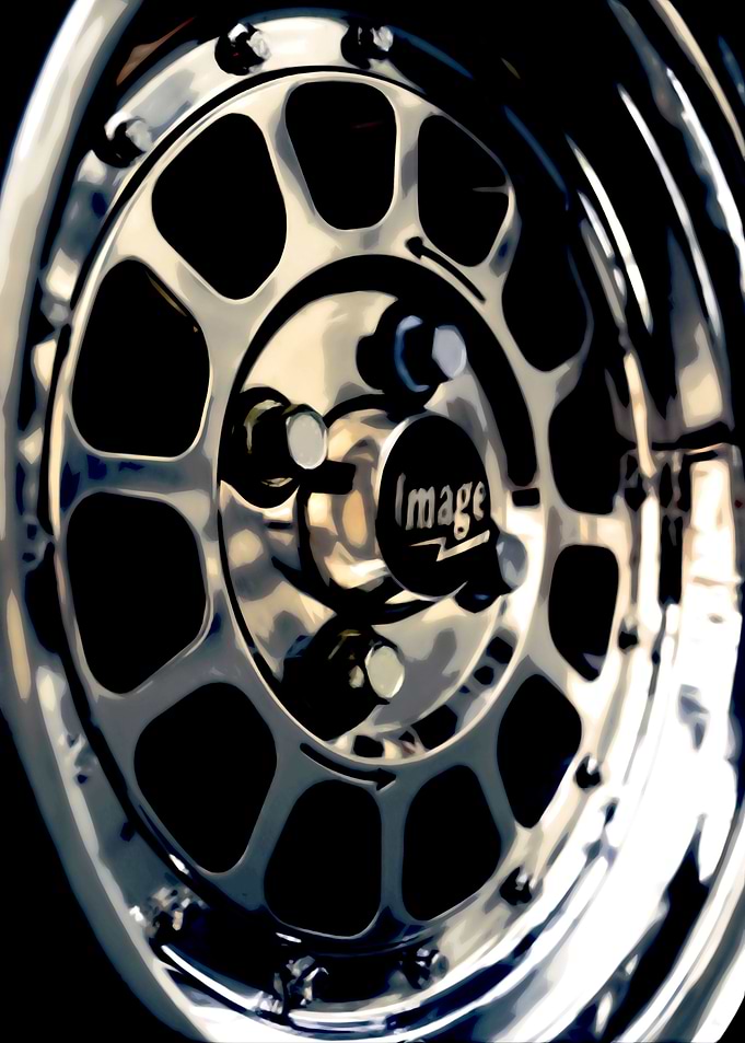 WHEEL ON CAR