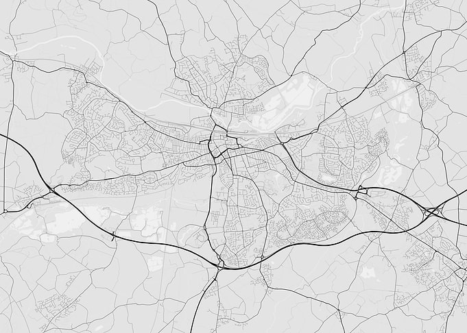 Reading England Map