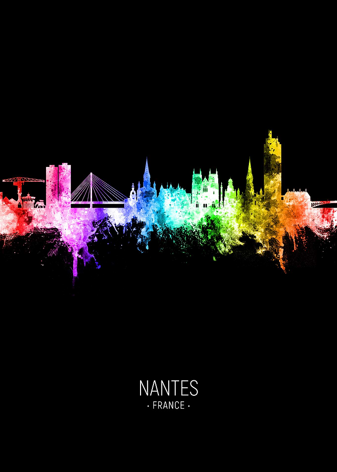 Nantes Skyline France
