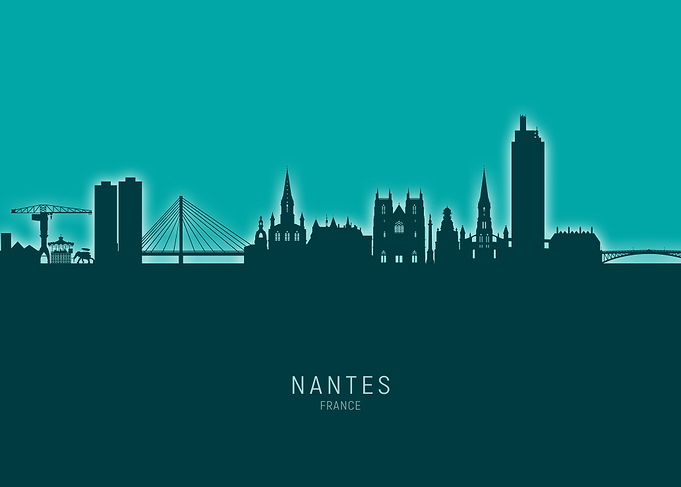 Nantes Skyline France