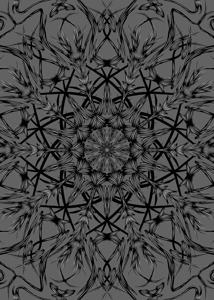 poster ornamental art illu