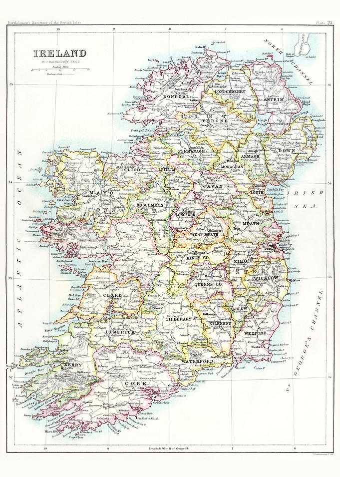 ireland old map
