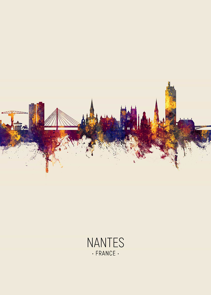 Nantes Skyline France