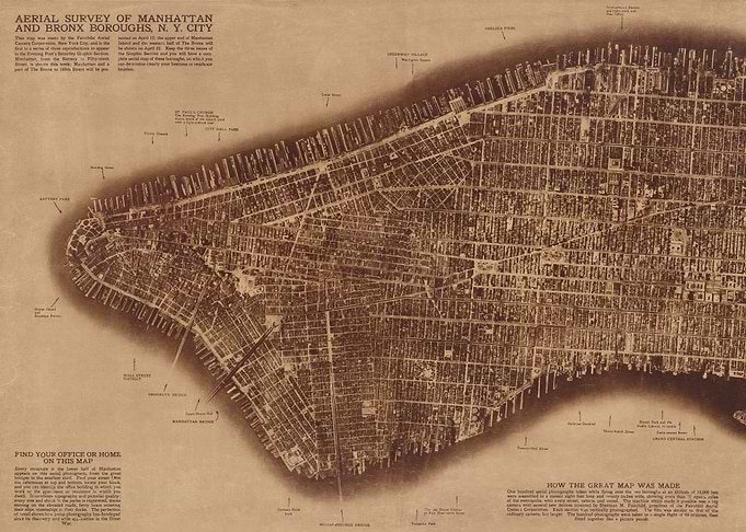 manhattan old map