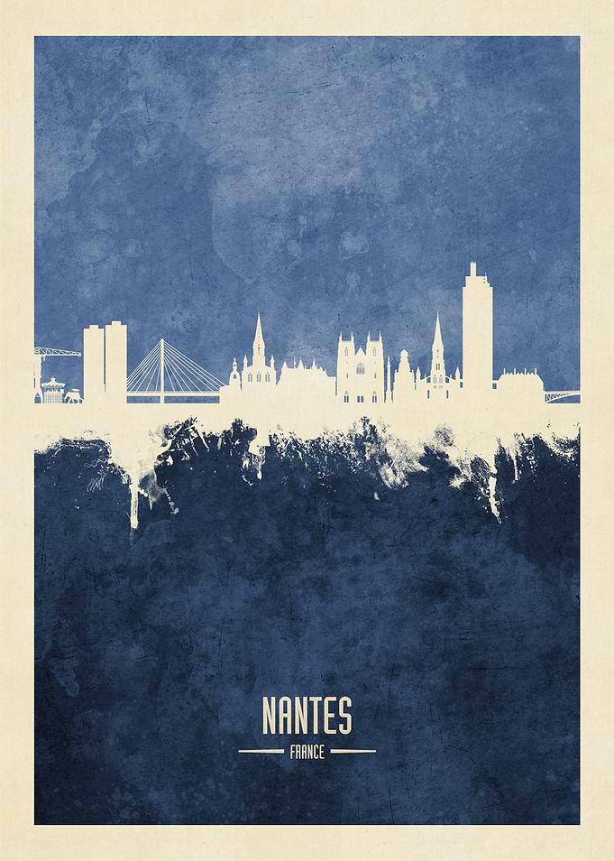 Nantes Skyline France