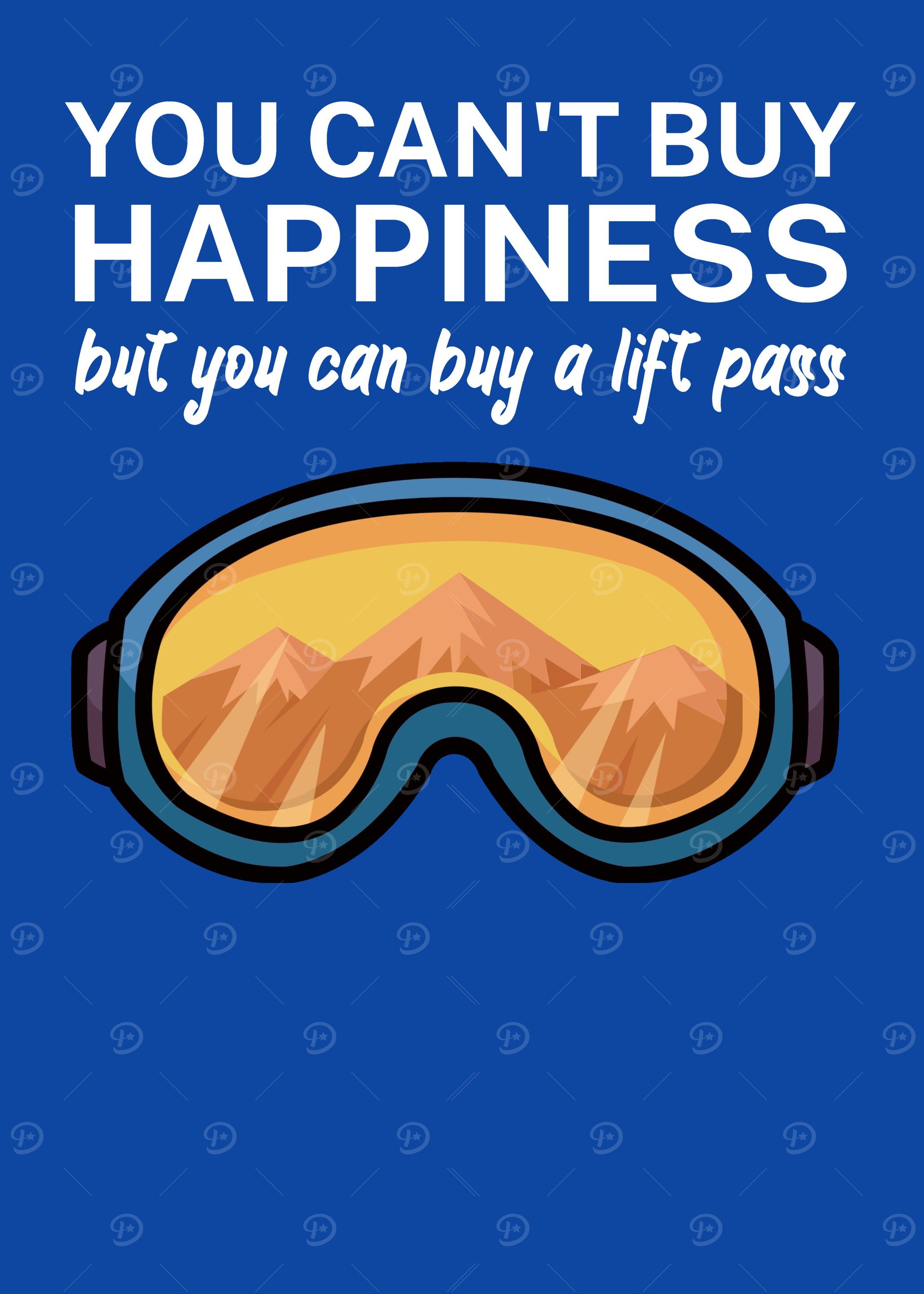 Happiness buy lift pass